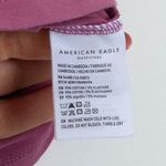 American Eagle NWT Womens Cinch Front V Neck Crop Shirt Size XS Short Sleeve Photo 5