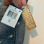 Polo Ralph Lauren Astor Slim Boyfriend Jeans paint splatter feather Womens 32 Blue Photo 4