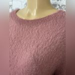 Davi & Dani  Dust Pink Fuzzy Sweater Photo 2