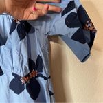 Kate Spade Blue Grand Flora Floral Flounce Mini Dress 0 Photo 5