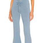 Camila Coelho Aviva knit fabric Blue Flare Pants with High-Rise Waist,REVOLVE Photo 0