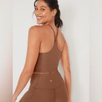 Old Navy  Light Support PowerSoft Longline Sports Bra Date Palm Size Large Photo 2