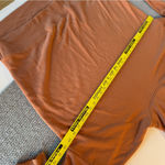 Aerie  Sunday Soft Turtleneck Burnt Orange Oversized Funnelneck Sweatshirt Small Photo 7