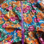 Talbots 100% Silk VTG  High Waist Mom Shorts Flowy Photo 6