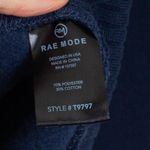 Rae Mode Womens Pullover Crewneck Sweatshirt Size S Blue Neutral Cozy‎ Staple Photo 4