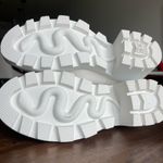 NEW White Chunky Platform Rubber Ankle Boots Size 7 Photo 2