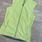 Women’s REI Fleece Full Zip Vest Lime Green Size XS Photo 1