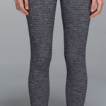 Lululemon  Wunder Under Pant in Coco Pique Black size 2 Photo 0