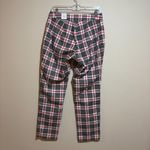J McLaughlin Yara Pant Winthrop Plaid Cream Black Red White Size 6 Photo 9