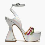 Circus by Sam Edelman NEW Circus NY by Sam Edelman Alana Platform Sandal (Women) 7M, SILVER Photo 3