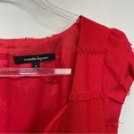 Nanette Lepore  Red Dress Size‎ 4 Fringe Sheath Knee Length Photo 3