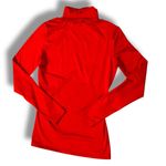 Under Armour  Coldgear Compression Shirt Women Med Red/Pink Turtle Neck LS Turtle Photo 1