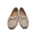 Clarks Clark Artisan Gold Speckled Slip On Dunbar Driving Shoes Size 6.5M Comfort Soft Photo 1