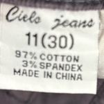 Cielo Jeans 30 11 Cotton Micro Corduroy with Stretch Pants in Purple Tinted Gray Photo 6