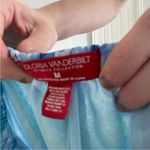 Gloria Vanderbilt  Blue Floral Silky Pajama Set Photo 8