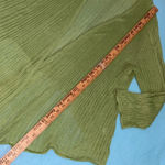 AVENUE sweater open front waterfall cardigan long sleeve crochet knit size 18 Photo 6