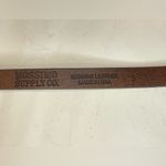 Mossimo Supply Co. Women’s Dark Brown Leather Belt Ornate Silver Buckle Size S Photo 5