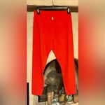 Free People Never Better 7/8 Length Leggings NWOT Red Size L Photo 3