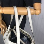 Gucci Abbey D Ring White Leather Shoulder Bag Tote Vintage Authentic Dust Bag Photo 13