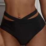 SheIn Wrap High Waisted Bikini Bottom Photo 0