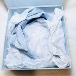 Kristin Ess THE SATIN HEADBAND – VINTAGE BLUE Photo 2