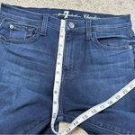 7 For All Mankind Women’s Charlize Jeans Flare Mid Rise Stretch in Dark Wash 30 Photo 14