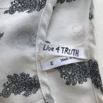 Live 4 Truth Blouse Top hi low Egyptian Semi Sheer Photo 6