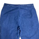 Vintage High Waisted Mom Capri Pants 16 Med Wash Front Pockets Stretch Photo 3