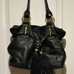 B Makowsky  BLACK LEATHER PURSE Photo 0