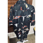 Studio GA Vintage 90s Silk Southwest Shirt Button Photo 3