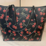 Coach City Tote Bag With Cherry Print ccz18 Photo 0