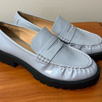 Loft Lug Penny Loafer Powder Blue Slip On Casual Business Office Career Work 7M Photo 0