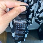 All Saints Skylar Long Sleeve Sheer Maxi Dress Floral Black White Grunge lite Photo 7