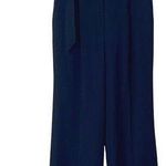 Babaton Aritzia Womens Wide Leg Belted Pleated Front Dress Pants Black Size 4 Photo 0