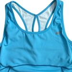 New Balance Built-in Bra Racerback Running Tank Top Sky Blue Size Large Photo 5