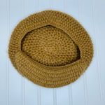 Camel Knit Newsboy Cap Hat Flatcap OSFA Tan Photo 2
