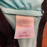 Target Women’s Xhilaration Black Geometric Swimsuit Bikini Top Large Photo 4