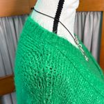 Bluivy Emerald Green cable Knit Sweater Size M Photo 4