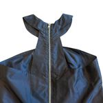 Nomia 100% Silk Black Dress High Neck Halter Mini Length Cocktail Size 4 Women's Photo 5