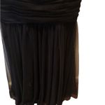 AMSALE Mermaid Tulle Bodycon Maxi Formal Dress 10 Padded Push~Up Bust Wedding Black Photo 7
