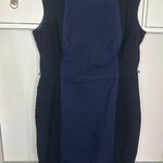Banana Republic Navy and Black Shift Dress size 12 Photo 0