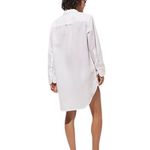 J.Crew NWT White Relaxed-fit Beach Shirt in Linen-Cotton Blend Cover Up Resort Photo 11
