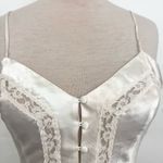 Victoria's Secret Victoria’s Secret gold label vintage bridal ivory satin babydoll lingerie small Photo 1