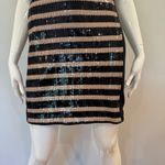 Per Se  by Carlisle Sequin Striped Mini Dress Photo 2
