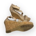 Charles David Charles by ᪥ Leanna Wedge Cork Platform Sandals ᪥ Nude Microsuede Photo 10