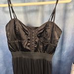 Rehab Black Maxi Bodysuit Dress Photo 2