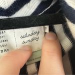 Anthropologie Saturday Sunday Navy Striped Belted Dress Size XS Photo 3