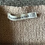 Abercrombie & Fitch  Cropped Chunky Knit Pullover Sweater Dolman Sleeve S/M Cozy Photo 2