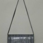 Gorgeous Vintage Eel Leather Muted Gray Blue Rectangle Shoulder Bag Classic Photo 0