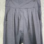 Lululemon Heathered Grey Indigo Happy Hatha Harem Athletica Crop Pants Size 6 Photo 5